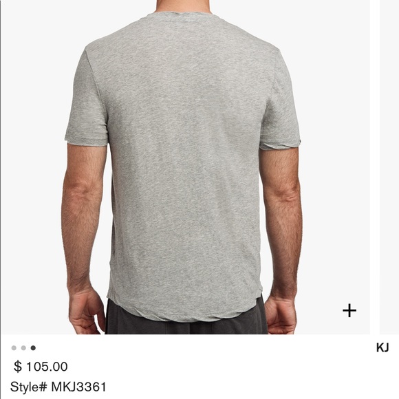 JAMES PERSE STANDARD clear-jersey- v-neck LIKE NEW - Picture 4 of 5